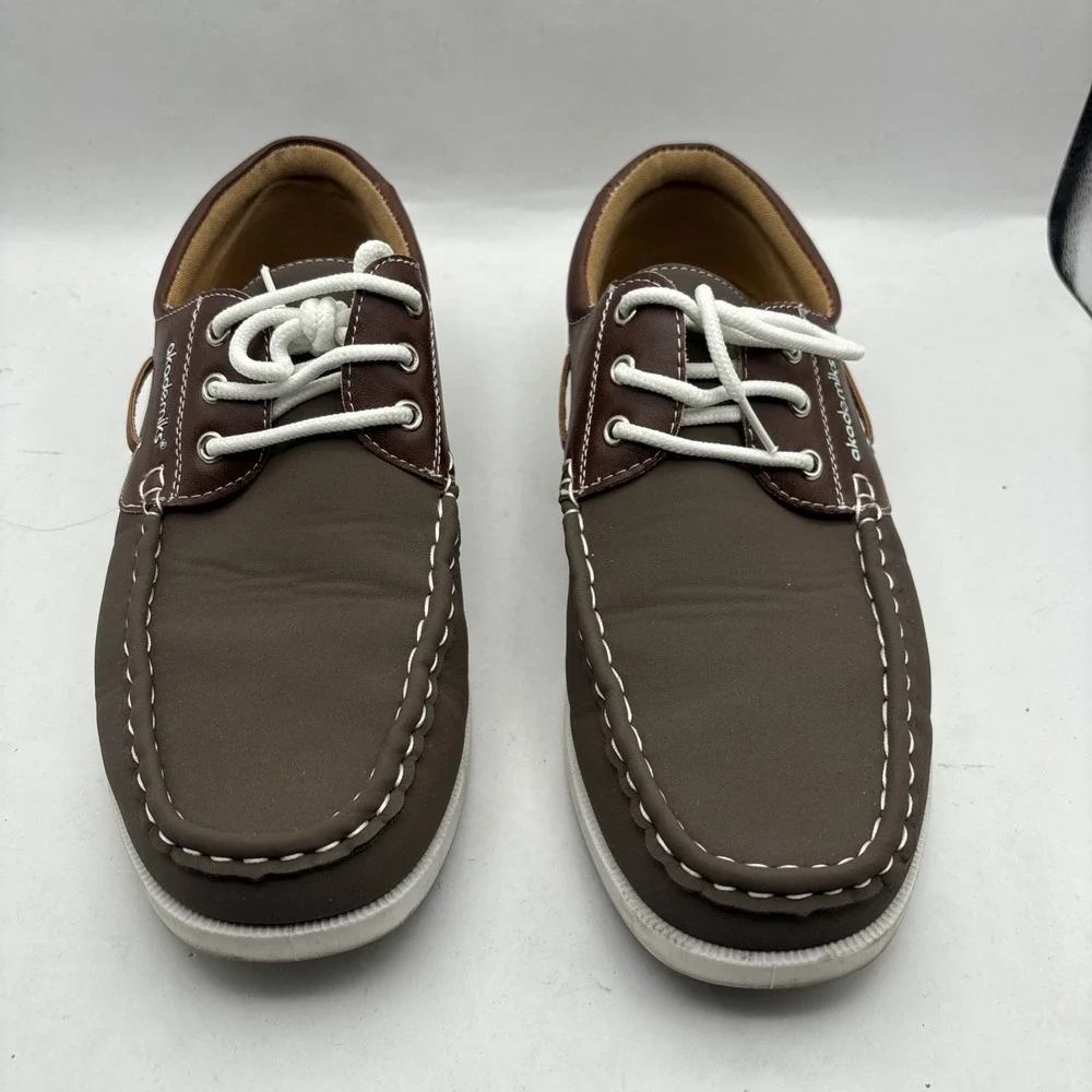 Akademiks Mens A-2622‎ Tan Mick Boat Boat Shoes Size 9M